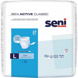 Seni Active Classic Large Πάνες Βρακάκι Ακράτειας 5.5 Σταγόνες 10τμχ