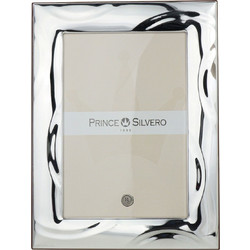 Prince Silvero Κορνίζα Ασημένια 15x20cm με κύμα MA/329F