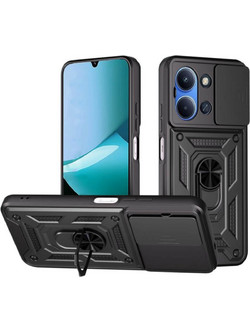 Bodycell Armor Slide Θήκη Κινητού Black (Xiaomi Redmi 15C 4G / Poco C85 4G)