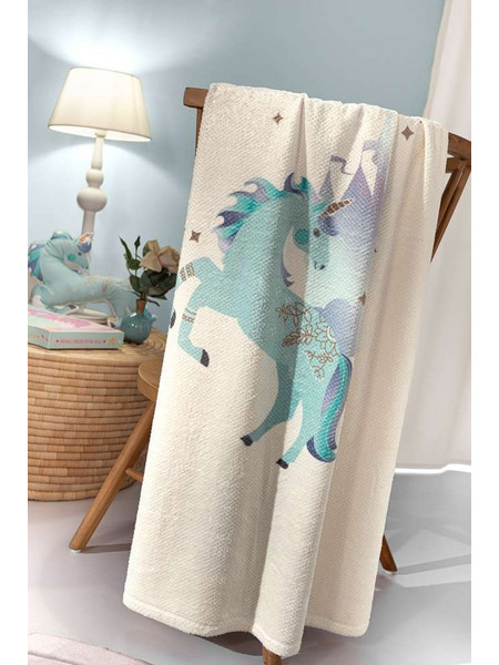 Κουβέρτα Ultrasoft Pinto Aqua - Saint Clair - 160X220 Μπεζ