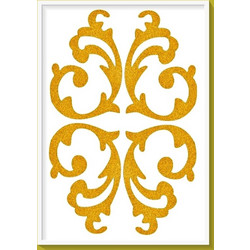 ΑΥΤOΚΟΛΛΗΤΟ TRANSFER GLITTER S-31 GS-31 GOLD 17x25cm