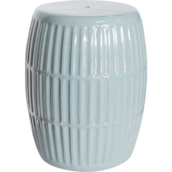 Τραπέζι /σκαμπω βοηθ. porc. celadon green Φ33Η43cm
