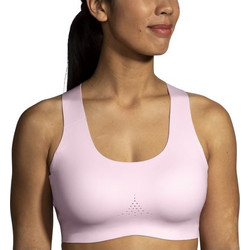 Brooks Dare Crossback Run Bra 2.0 Αθλητικό Μπουστάκι με Υψηλή Στήριξη & Ελαφριά Ενίσχυση Ροζ 350084-664
