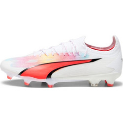 Puma Ultra Ultimate FG/AG 107311-01 Ποδοσφαιρικά Παπούτσια με Τάπες Λευκά Πολύχρωμα