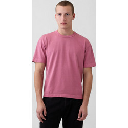 Ανδρική Μπλούζα Heavyweight Cropped Γραμμής rose pink