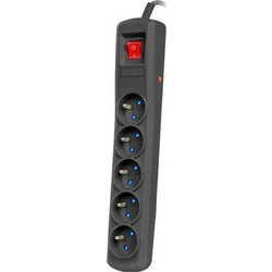 Armac Power Strip R5 5-socket Surge Protection 5m Black (R5/50/CZ)