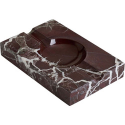 Σταχτοδοχείο Rosso Levanto Marble 371CTF1503 18x12x3cm Burgundy Μάρμαρο