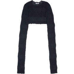 MILKWHITE Crop Top Black