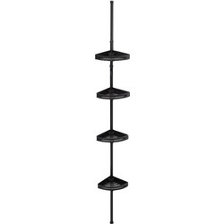 ΡΑΦΙΈΡΕΣ ΝΤΟΥΖ BLACK TELESCOPIC SHOWER SHELF 200130