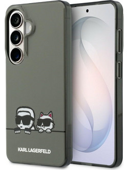 Karl Lagerfeld IML Peekaboo Karl & Choupette MagSafe Back Cover Black (Samsung Galaxy S26)