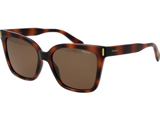 Polaroid Eyewear PLD6192/S 086/SP Γυαλιά Ηλίου Πεταλούδα Κοκάλινα Ταρταρούγα με Καφέ Polarized Φακό