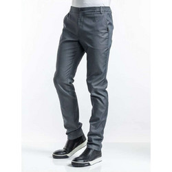 Παντελόνι σεφ με κουμπί γκρι slim fit συνθετικό Chivano Stretch
