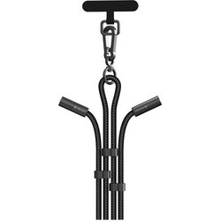 Καλώδιο Σύνδεσης USB 2.0 Woven Adjustable Lanyard Devia EC657 USB C σε USB C PD 60W 1.6m Extreme Μαύρο
