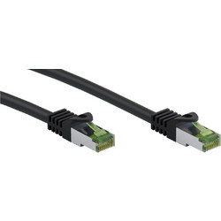 Goobay S/FTP Cat.8.1 Καλώδιο Δικτύου Ethernet 3m Black