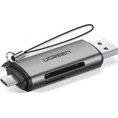 Card Reader UGREEN CM185 TYPE-C/USB 3.0 Gray 50706