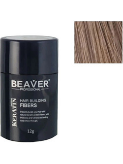 Beaver Building Light Brown Νανοΐνες κατά της Τριχόπτωσης 12gr