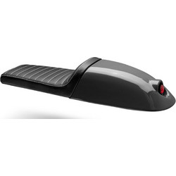 C-Racer Σέλα με Πίσω Φτερό και Φανάρι για Μοτοσυκλέτα Royal Enfield '18 - '21 Continental GT 650 , '18 - '21 Interceptor 650 μαύρο ματ | Caf Racer seat with taillight. Black matte