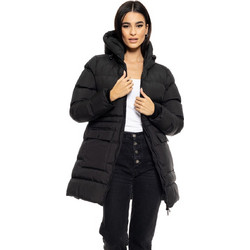 Splendid Γυναικείο Μπουφάν Χειμωνιάτικο Puffer Μακρύ Μαύρο 50-101-113