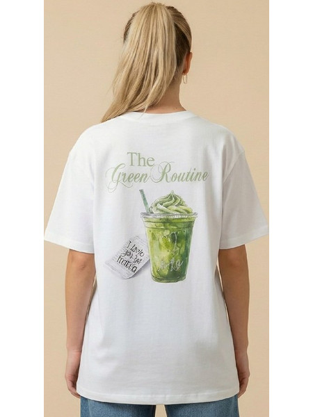 T-Shirt Με Τύπωμα Στην Πλάτη DEJAVU