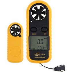 SMART SENSOR GM816 Digital Anemometer Air Wind Speed Meter Temperature - ArtSound and Lights