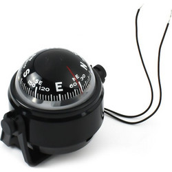 Πυξίδα Κόκκινο Φωτισμό 12v Oem Lc550 - Μαύρο