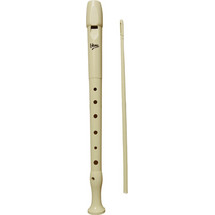V-TONE FL P2 soprano recorder ivory cleaning rod cover learning set