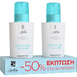 Bionike Defence Deo Sensitive Αποσμητικό Spray 48h 2x100ml