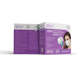 Bournas Medicals SOFTcare FFP2 Λευκή 10τμχ