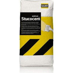 Bauer Stucocem Στόκος Γενικής Χρήσης Ρητινούχος Λευκός 5kg