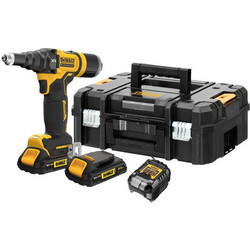 DeWalt DCF403D2GT-QW Brushless Πριτσιναδόρος Μπαταρίας 18V Li-Ion XR 4.8mm Με 2 Μπατ.2.0Ah - Φορτιστή - Βαλίτσα T-Stak