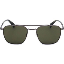 Rag & Bone RNB5047/G/S 6A4/QT Ανδρικά Γυαλιά Ηλίου Τετράγωνα Κοκάλινα Ασημί με Μαύρο Polarized Φακό