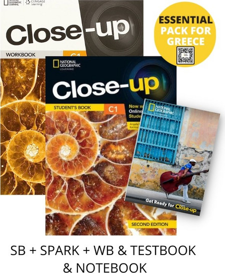 CLOSE-UP C1 ESSENTIAL PACK FOR GREECE (SB + SPARK + WB & TESTBOOK & NOTEBOOK) 2ND ED