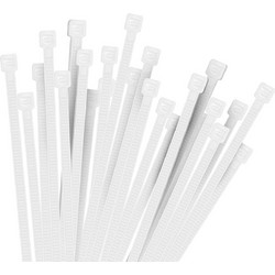 WNCT048400100 ΔΕΜΑΤΙΚΟ 4.8 x 400mm 'TIE WRAP' ΛΕΥΚΟ (100)