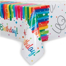 Τραπεζομάντηλο Πλαστικό Rainbow Ribbons / 137 x 213 εκ