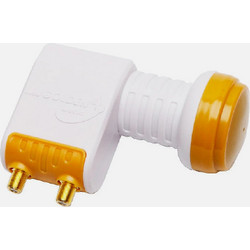 Twin Universal LNB Golden Media GM-202 - Θόρυβος 0.1 dB, 4K UHD & 40 mm F-Type