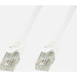 Techly U/UTP Cat.6 Καλώδιο Δικτύου Ethernet 0.25m White CCA6U-0025-WHT