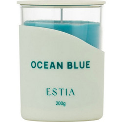 Αρωματικό Κερί Ocean Blue 04-41311 200gr Blue-White Estia