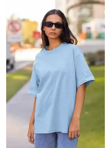 Γυναικεία oversized μπλούζα Kinzi σε γαλάζια απόχρωση