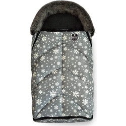 KikkaBoo Shiny Snow Ποδόσακος Καροτσιού Flakes Grey