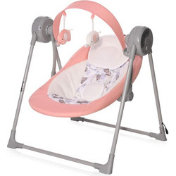 Lorelli Bertoni Twinkle Rhino Relax Μωρού Κούνια με Μουσική έως 9kg Ροζ