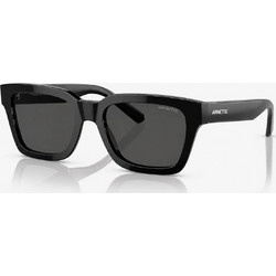 Arnette AR4334 121487 Ανδρικά Γυαλιά Ηλίου Τετράγωνα Κοκάλινα Μαύρα με Μαύρο Polarized Φακό