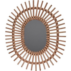 ΔΙΑΚΟΣΜΗΤΙΚΟΊ ΚΑΘΡΈΦΤΕΣ MIRROR WOOD 58X49CM NATURAL NB1305100