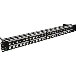 InLine RJ45 Patch Panel Keystone Rack 1U 19" 48 Θυρών