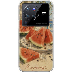 Θήκη Kalokairi Collection - Καρπούζι Vivo X80 Pro Flexible TPU (Διάφανη Σιλικόνη)