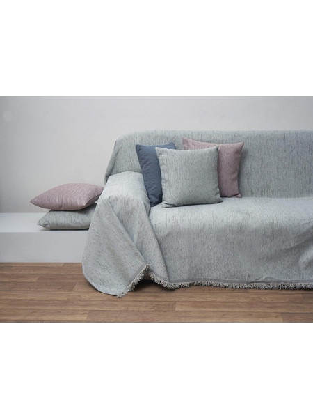 Viopros Κουβερτώριο Δίχρωμο Υπέρδιπλο 220x240 Microfiber Φούξια/Γκρι
