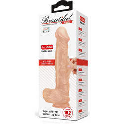 Baile Bergrisi Ρεαλιστικό Dildo με Βεντούζα & Όρχεις 26cm Flesh