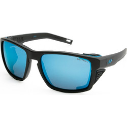 Julbo J5061114 Αθλητικά Γυαλιά Ηλίου Τετράγωνα Κοκάλινα Μαύρα με Μπλε Φακό
