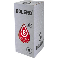 Bolero Goji Berry (Γκότζι Μπέρι) Χυμός χωρίς Ζάχαρη σε Σκόνη 9gr x 12 Τεμάχια