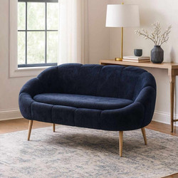 Papatya Lida Διθέσιος Καναπές Ανθρακί 130x50x105cm 251BLS1111