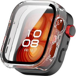 Techsuit Defense360 Pro Πλαστική Θήκη με Προστασία Οθόνης για Huawei Watch Fit 5 Pro 44mm Διαφανής